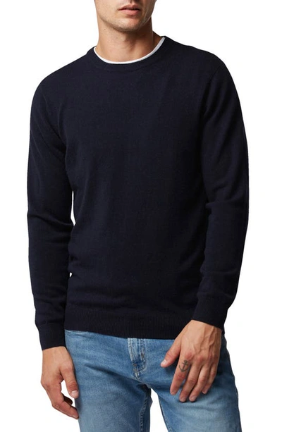 Rodd & Gunn Queenstown Wool & Cashmere Sweater In Deep Ocean