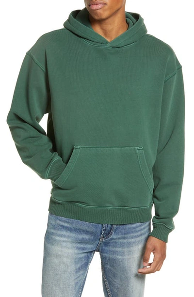 Elwood Core Oversize French Terry Hoodie In Vintage Green