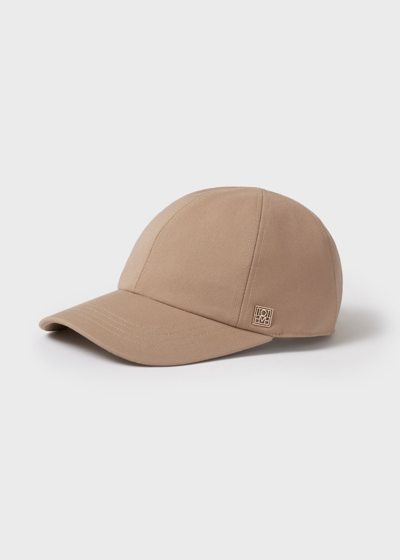 Totême Baseball Cap Khaki In Brown