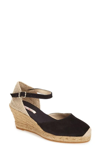 Toni Pons Lloret-5 Espadrille Wedge Sandal In Black