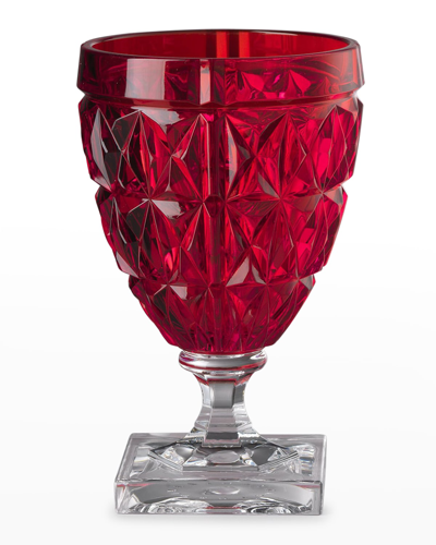 Mario Luca Giusti Stella Wine Glasses, Set Of 6 In Red
