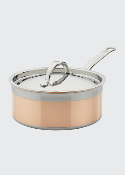 HESTAN COVERED SAUCEPAN, 3 QT.