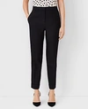 ANN TAYLOR THE HIGH WAIST ANKLE PANT IN LINEN BLEND - CURVY FIT