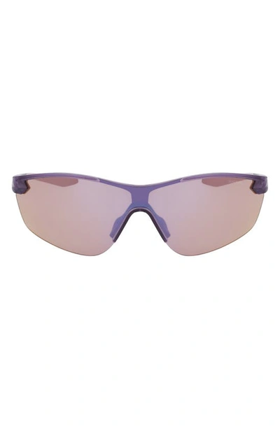 Nike Sun Victory Elite 60mm Shield Sunglasses In Matte Canyon Purple/violet Mir