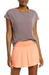 Zella Hana Studio T-shirt In Grey Sparrow