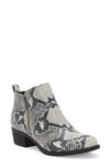 Lucky Brand Basel Bootie In Black/white