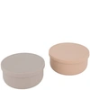 BUDDY & HOPE BUDDY & HOPE 2-PACK TAUPE LUNCH BOXES,WO.CB.003 TAUPE