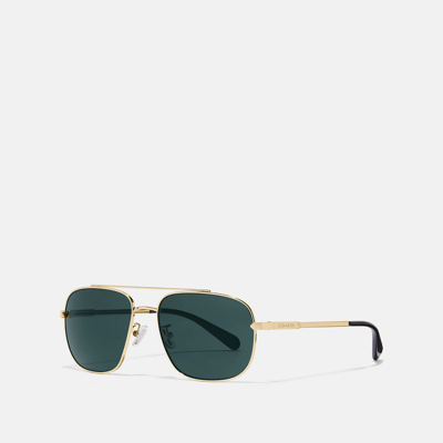 Coach Outlet Eli Navigator Sunglasses In Yellow