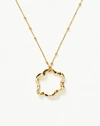 MISSOMA SQUIGGLE PENDANT NECKLACE 18CT GOLD PLATED VERMEIL