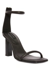 Natori Glow Leather Ankle-cuff Sandals In Black