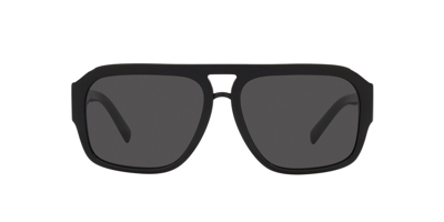 Dolce & Gabbana Eyewear Aviator Sunglasses In Black