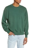 Elwood Core Oversize Crewneck Sweatshirt In Vintage Green