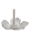 Olivia Riegel Botanica Crystal Ring Holder In Silver