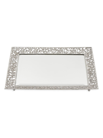 Olivia Riegel Silver Isadora Beveled Mirror Tray