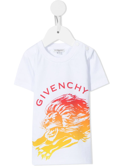 Givenchy Logo-print Short-sleeve T-shirt In White