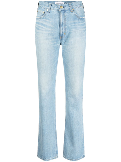 Tu Es Mon Tresor The Labradorite 7year Straight-leg Jeans In Blue