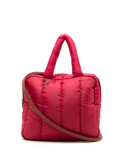 Gloria Coelho Nylon Lilian Pacce Travel Bag In Red