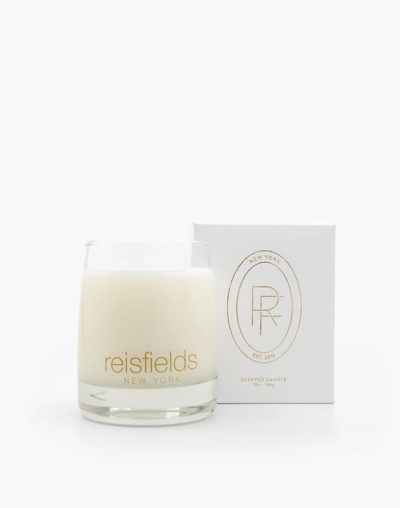 Mw Reisfields Nyc&trade; Classic Collection No. 1 Citrus, Basil + Eucalyptus Candle In White