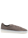 Essentials Lace-up Low-top Sneakers In Brown
