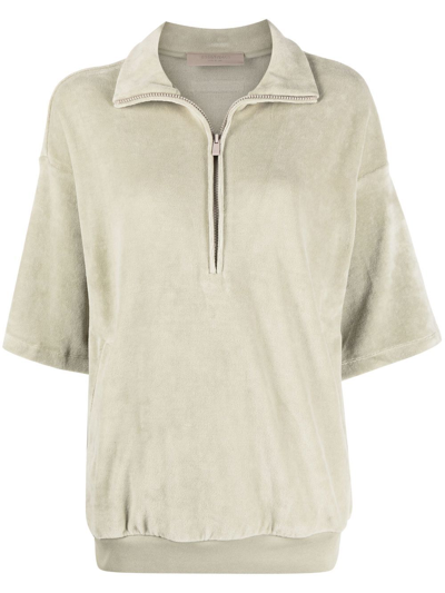 Essentials Short Sleeve Sweatshirt In Desert Taupe
