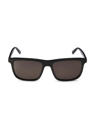 Saint Laurent Classic 56mm Rectangular Sunglasses In Black