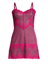 Wacoal Embrace Lace Chemise In Faded Rose White Sand