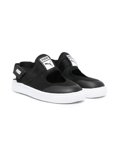 Puma Kids' Light-flex Summer Slip-on Trainers In Black