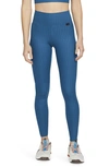 Nike One Luxe Dri-fit Leggings In Marina