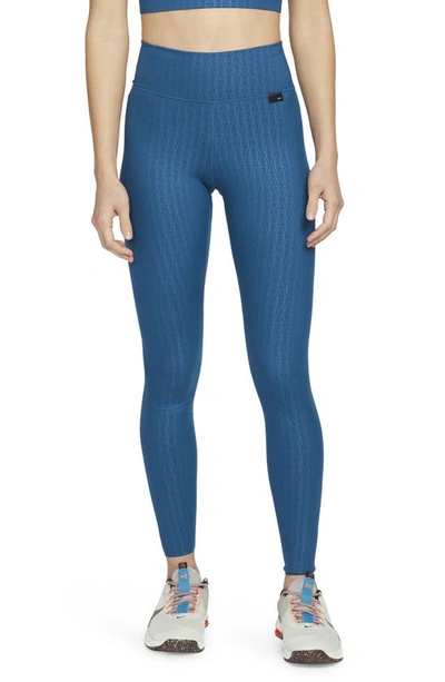 Nike One Luxe Dri-fit Leggings In Marina