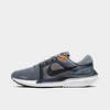 Nike Men's Air Zoom Vomero 16 Running Sneakers From Finish Line In Cool Grey/anthracite/kumquat/black