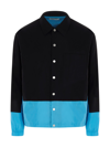 Ambush Two-tone Buttoned Jacket In Multicolor