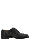 Maison Margiela Tabi Lace Ups In Black