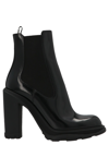 Alexander Mcqueen Tread Heeled Boots In Black