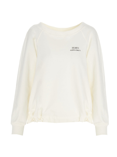 Alberta Ferretti 'capsule Dreaming' Sweatshirt . In White