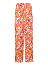 MSGM FLORAL PRINT WIDE TROUSERS