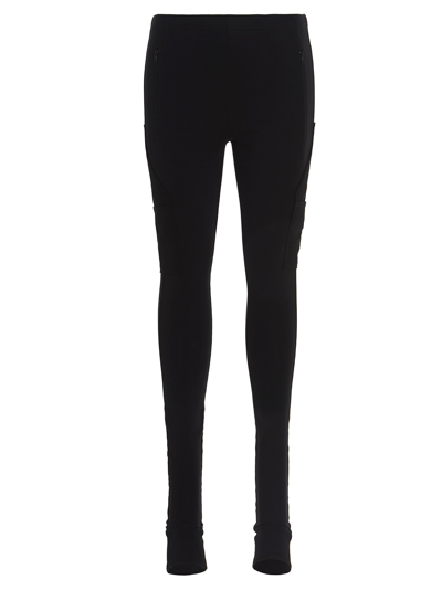 Wardrobe.nyc Women's Back Zip Legging In Black