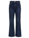 Tu Es Mon Tresor High-waisted Flared Jeans In Blue