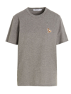 Maison Kitsuné Chillax Fox Patch T-shirt In Gray