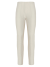 Vince Stitch Front Seam Ponte Leggings In Gesso In White
