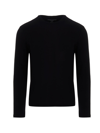 Majestic Basic Cotton T-shirt In Black