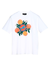 Botter Short-sleeve Orange Silk Screen Print In White