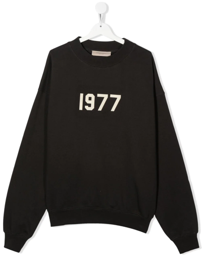 Essentials Kids' '1977' Print Sweatshirt In Grey