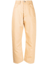 JIL SANDER HIGH-WAISTED TAPERED JEANS