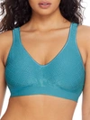 Bali Comfort Revolution Smart Sizes Wire-free Bra In Ocean Storm Retro