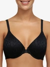 Chantelle Norah Front Closure Molded Bra In Black