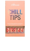 CHILLHOUSE DEVIL WEARS FLORALS CHILL TIPS PRESS-ON NAILS