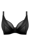 Freya High Apex Underwire Bra In Black