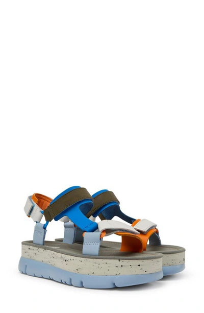 Camper Oruga Up Platform Sport Sandal In Multi - As