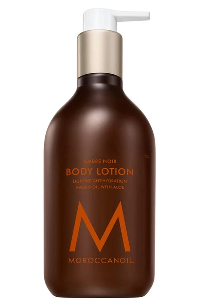 Moroccanoil Body Lotion Moisturizer Ambre Noir 12.2 oz/ 360 ml In Ambre Noir - Coastal Amber, Egyptian Geranium, White Cardamom