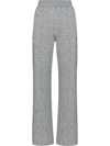 Golden Goose Heather Gray Cotton Dorotea Jogging Pants In Grau